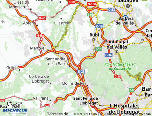 Mappa MICHELIN Santa Rita - ViaMichelin