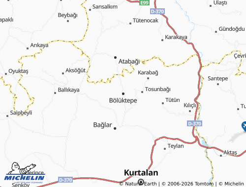 MICHELIN Bölüktepe map - ViaMichelin
