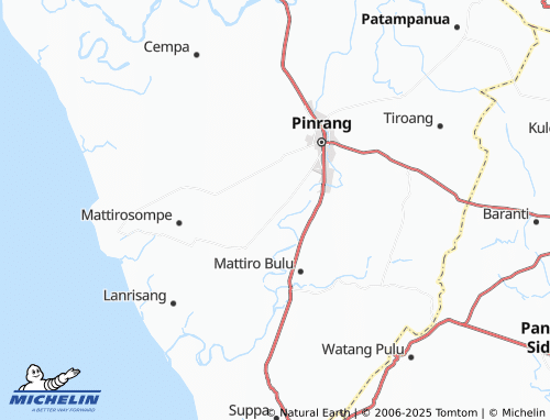 MICHELIN Padakkalawa map - ViaMichelin