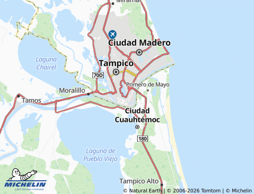 Mappa MICHELIN Guadalupe Mainero - ViaMichelin