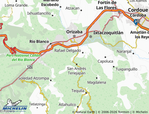 Mapa MICHELIN Tlilapan - ViaMichelin