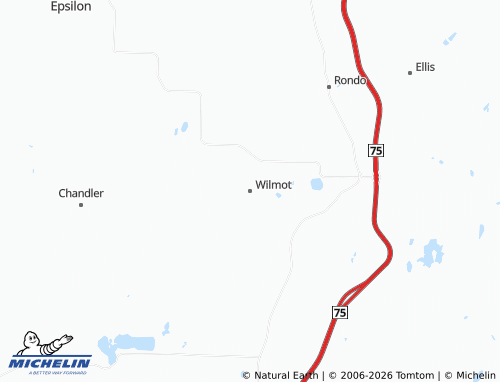 Carte MICHELIN Wilmot - ViaMichelin