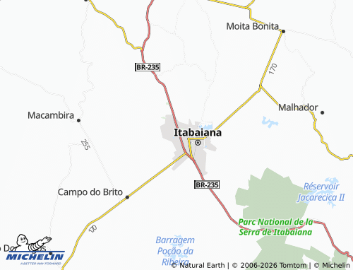 Carte MICHELIN Riacho Doce - ViaMichelin