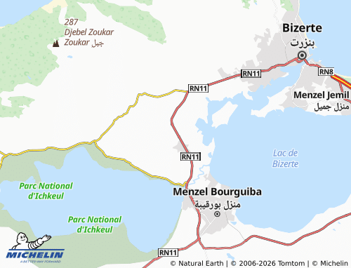 Carte MICHELIN Douar Mannchara - ViaMichelin