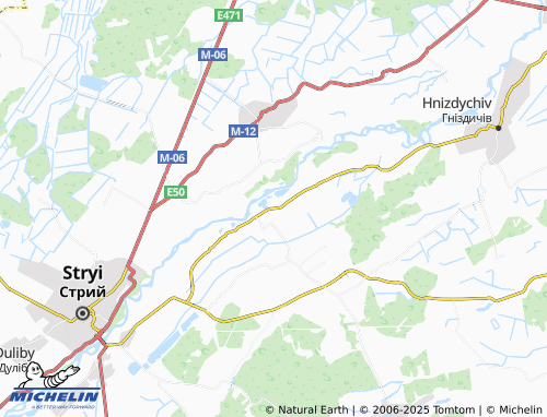 MICHELIN Khodovychi map - ViaMichelin