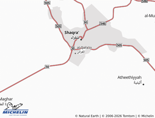 MICHELIN King Abdullah map - ViaMichelin