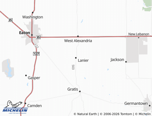 Mapa MICHELIN Lanier - ViaMichelin