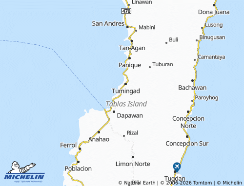 Mappa MICHELIN Gabawan - ViaMichelin
