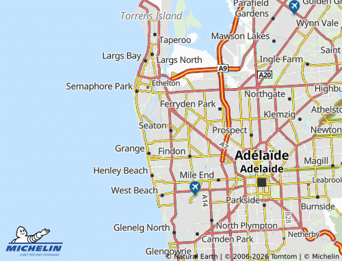 MICHELIN Seaton map - ViaMichelin