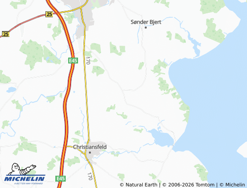 MICHELIN Sjølund map - ViaMichelin