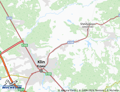 Carte MICHELIN Yasenevo - ViaMichelin