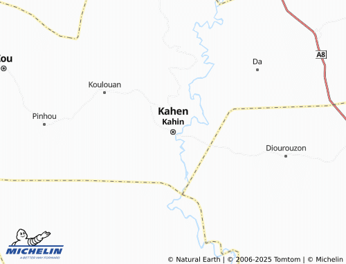 MICHELIN Kahin map - ViaMichelin