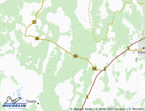 MICHELIN-Landkarte Viluvere - ViaMichelin