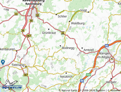 Mapa MICHELIN Bodnegg - ViaMichelin