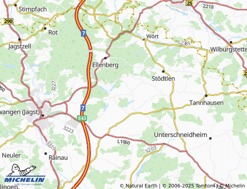 MICHELIN-Landkarte Hofstetten - ViaMichelin