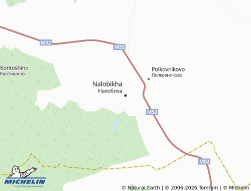 MICHELIN-Landkarte Nalobikha - ViaMichelin