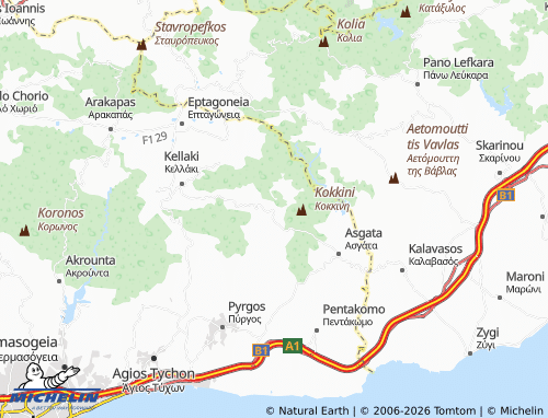 MICHELIN Vasa Kellakiou map - ViaMichelin