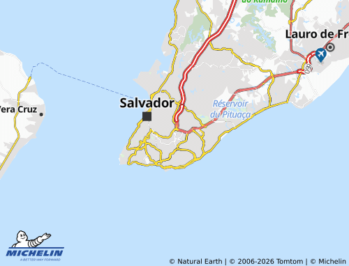 MICHELIN Campinas de Brotas map - ViaMichelin