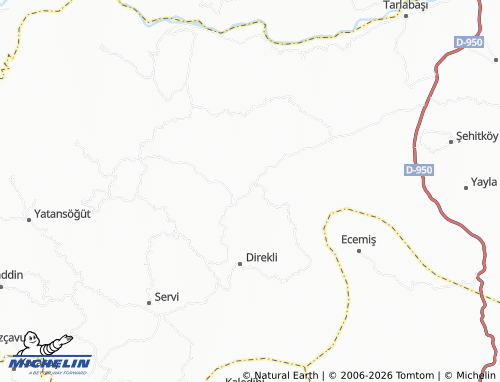 Mappa MICHELIN Döşekkaya - ViaMichelin
