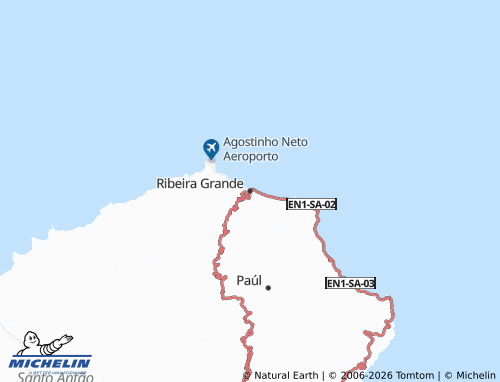 MICHELIN Ribeira Grande map - ViaMichelin
