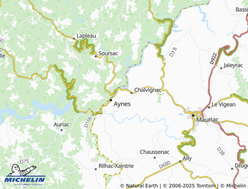 MICHELIN Le Peyrou map - ViaMichelin
