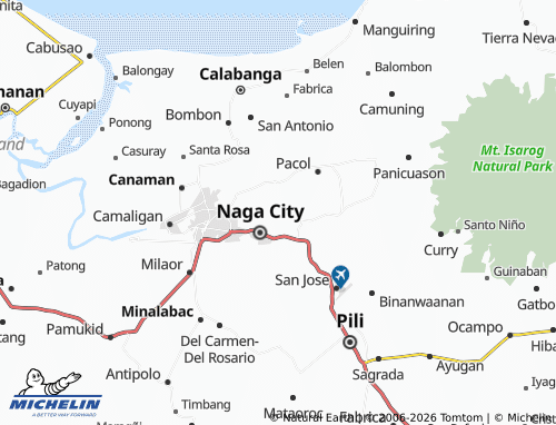 MICHELIN Cararayan map - ViaMichelin