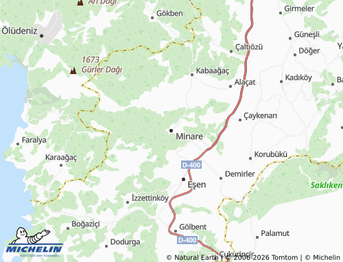 Mappa MICHELIN Minare - ViaMichelin