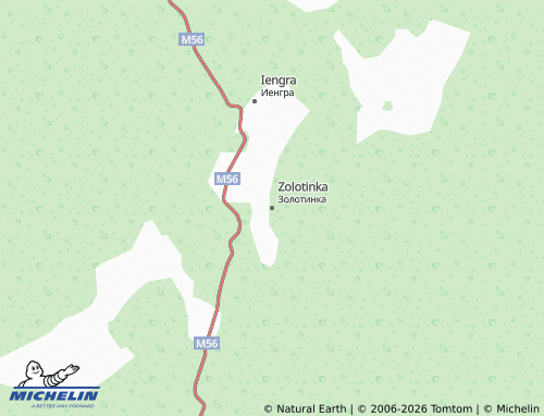 MICHELIN-Landkarte Zolotinka - ViaMichelin