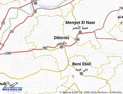 Mapa MICHELIN Dikirnis - ViaMichelin
