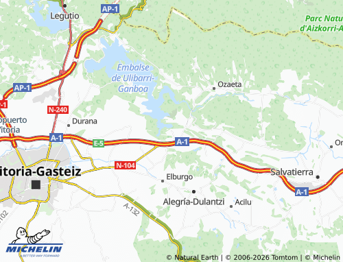 Mapa MICHELIN Mendijur - ViaMichelin