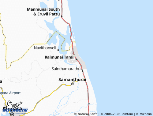 Mappa MICHELIN Pandiruppu 02B - ViaMichelin