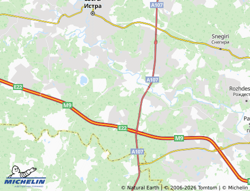 Carte MICHELIN Manikhino OPKh poselok - ViaMichelin