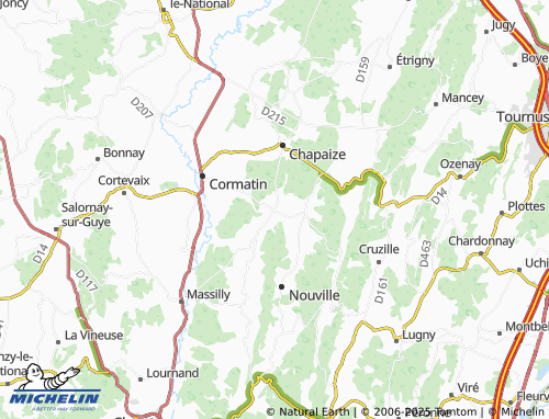 MICHELIN Lys map - ViaMichelin