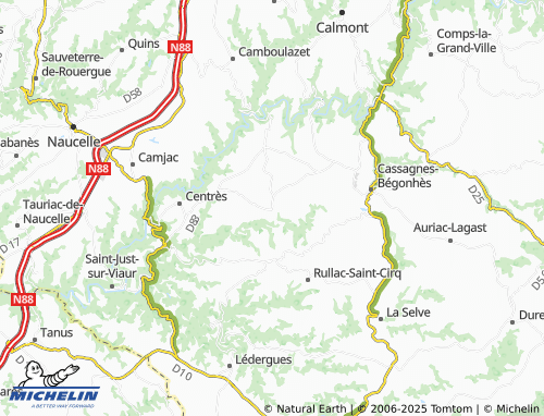 Carte MICHELIN Taurines - ViaMichelin
