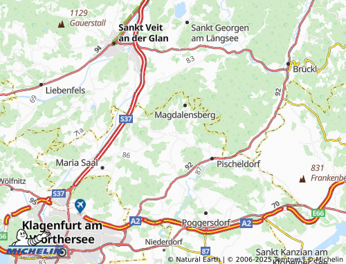 MICHELIN Ottmanach map - ViaMichelin