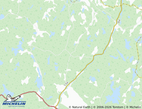 MICHELIN Fagered map - ViaMichelin