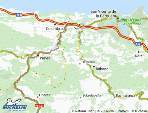 MICHELIN-Landkarte Cabanzón - ViaMichelin
