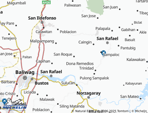 MICHELIN San Roque map - ViaMichelin