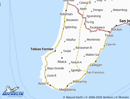 MICHELIN Opsan map - ViaMichelin