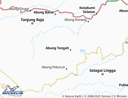 MICHELIN Gunung Sadar map - ViaMichelin