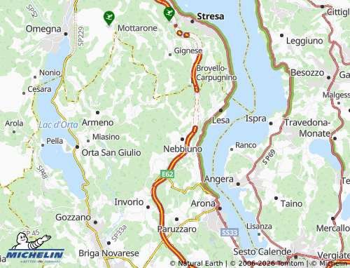 Mapa MICHELIN Fosseno - ViaMichelin