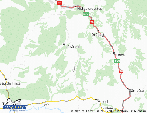 MICHELIN-Landkarte Cărăndeni - ViaMichelin