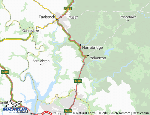 MICHELIN Crapstone map - ViaMichelin