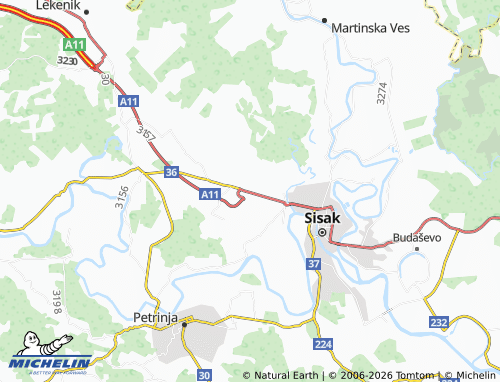 Mapa MICHELIN Stupno - ViaMichelin