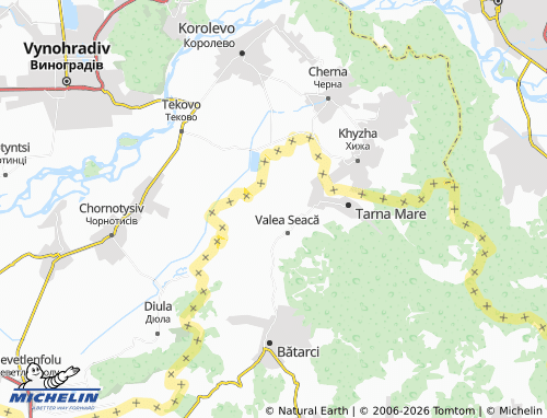 MICHELIN-Landkarte Bocicău - ViaMichelin