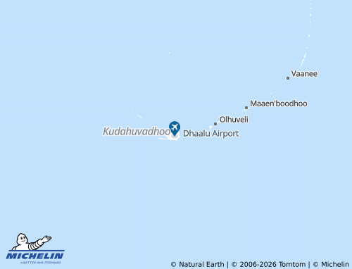 Mappa MICHELIN Kudahuvadhoo - ViaMichelin