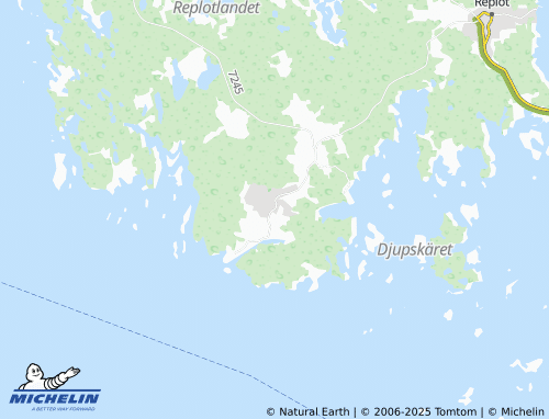 MICHELIN Södra Vallgrund map - ViaMichelin