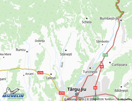 Mappa MICHELIN Stănești - ViaMichelin