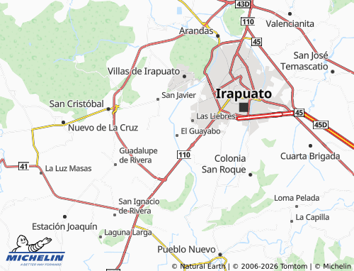 Mapa MICHELIN El Guayabo - ViaMichelin