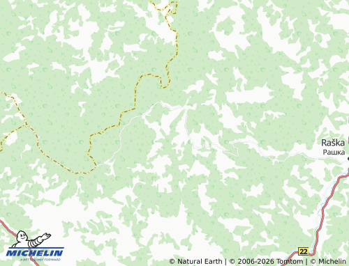 Carte MICHELIN Plešin - ViaMichelin